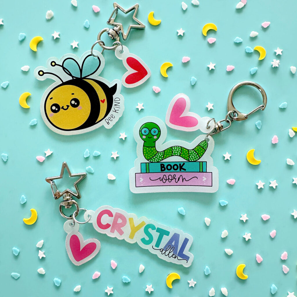 Shrink Plastic Keychains