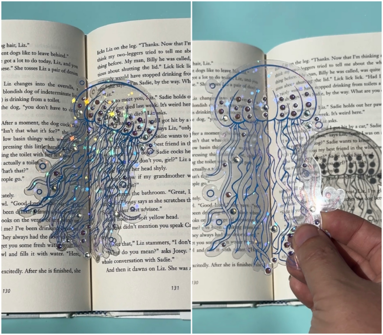 Fine Line Vinyl Sun Catcher Bookmarks